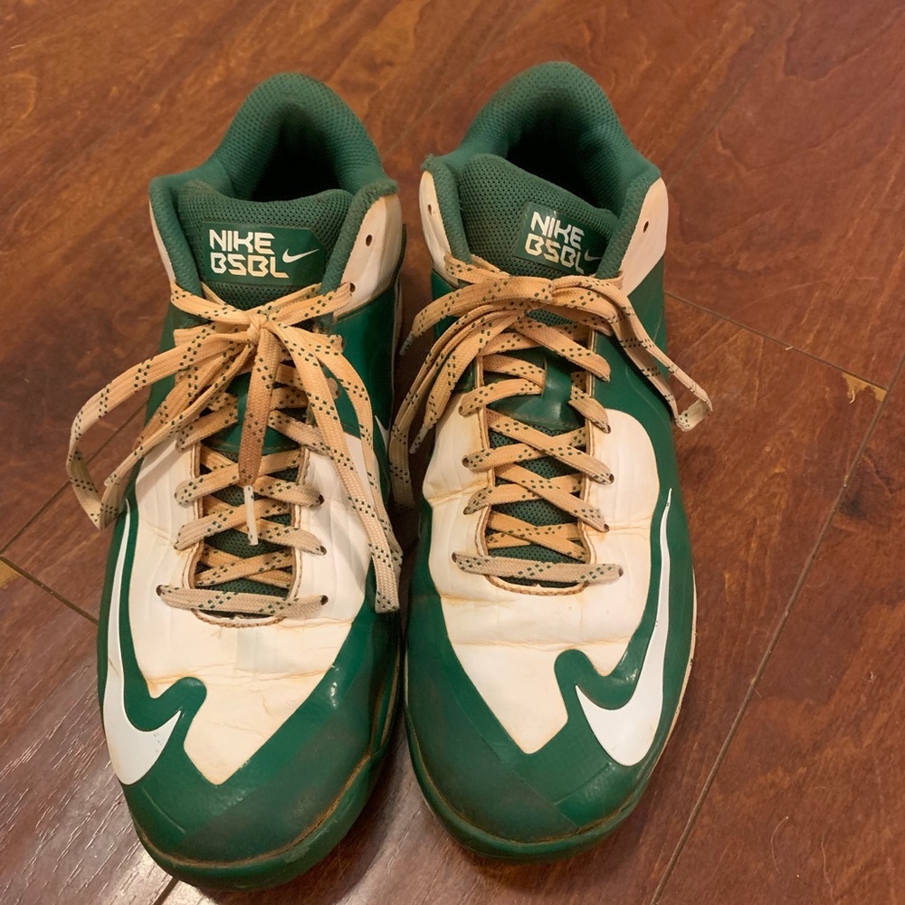 Nike green bsbl baseball green shoes